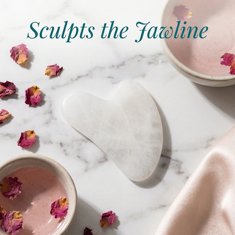 Jade Gua Sha Tool — Sculpt, Depuff & Glow Naturally