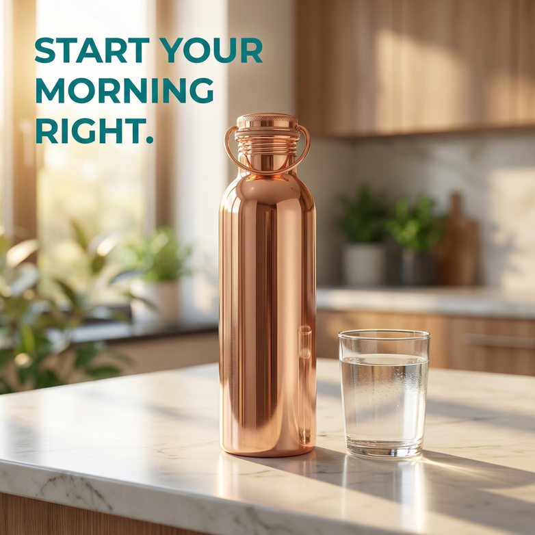 Copper Water Bottle - Boost Immunity, Elevate Your Hydration