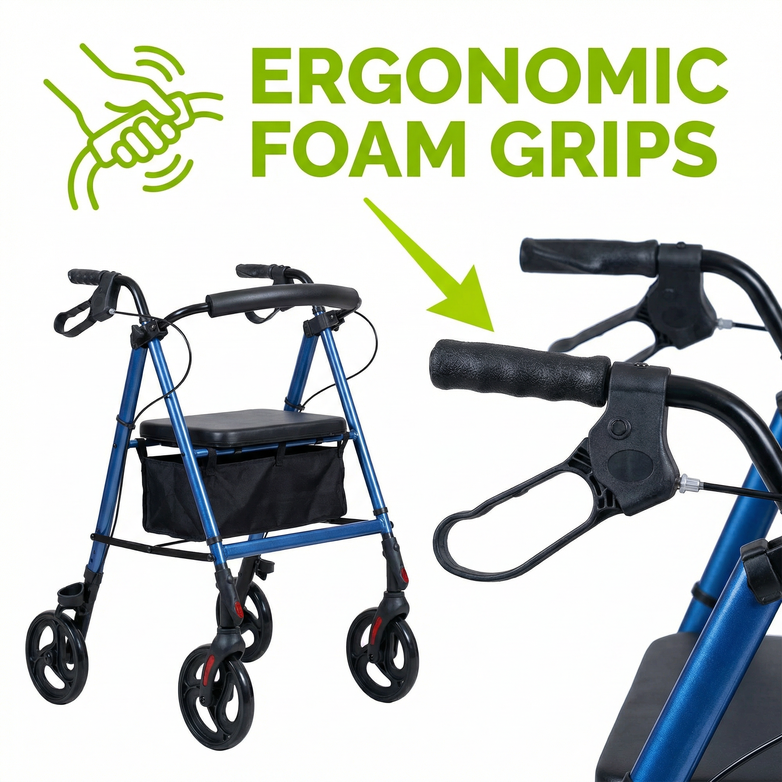 Rollator Walker  – Improve Stability, Walk With Confidence, Walking Frame