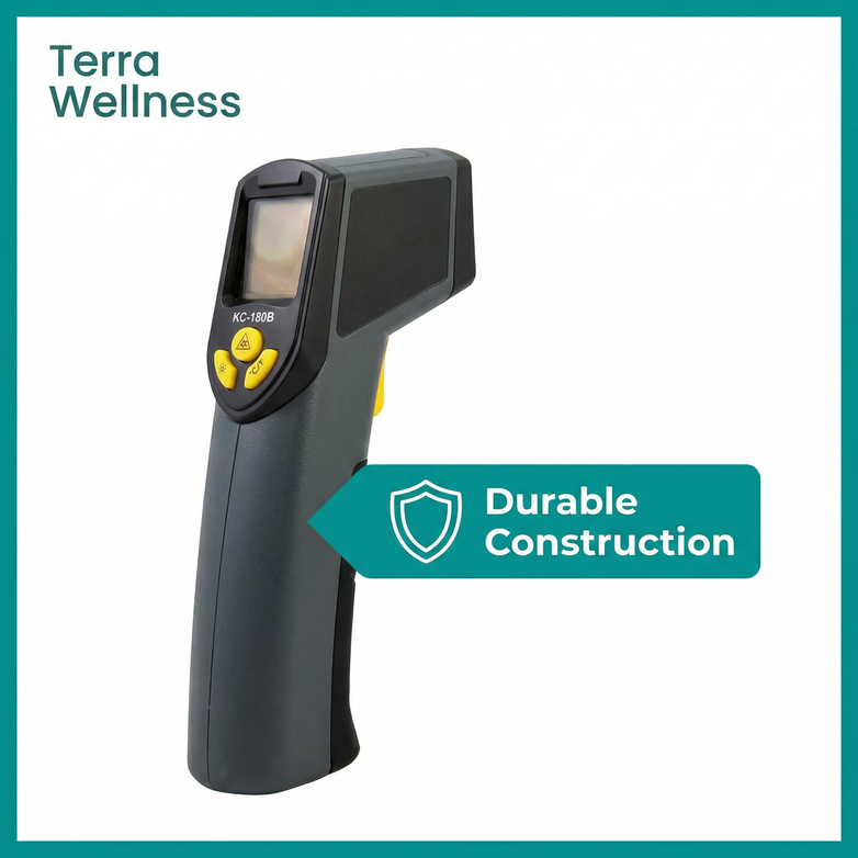 Infrared Thermometer Gun — Instant Readings, -40 to 580°C
