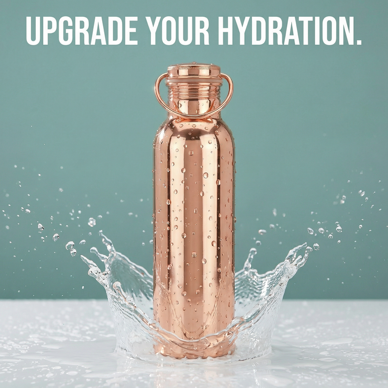 Copper Water Bottle - Boost Immunity, Elevate Your Hydration