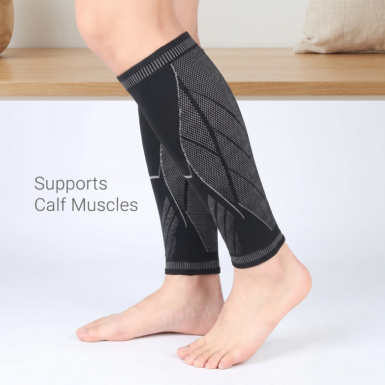 Calf Compression Sleeves - Relieve Shin Splints, Boost Leg Blood Circulation Fast