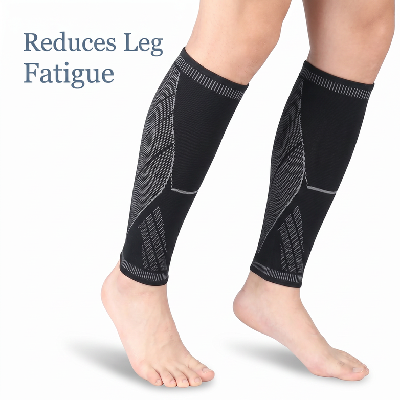 Calf Compression Sleeves - Relieve Shin Splints, Boost Leg Blood Circulation Fast