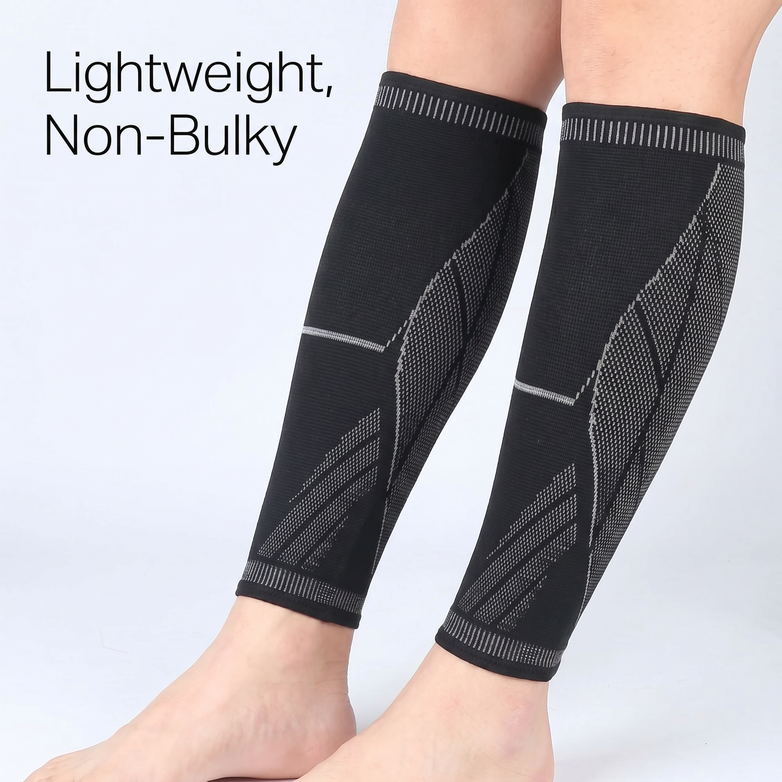 Calf Compression Sleeves - Relieve Shin Splints, Boost Leg Blood Circulation Fast