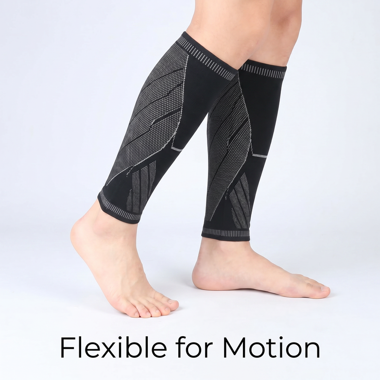 Calf Compression Sleeves - Relieve Shin Splints, Boost Leg Blood Circulation Fast