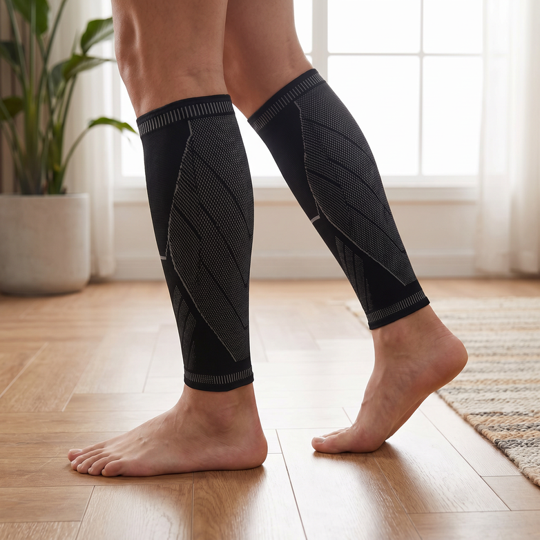 Calf Compression Sleeves - Relieve Shin Splints, Boost Leg Blood Circulation Fast