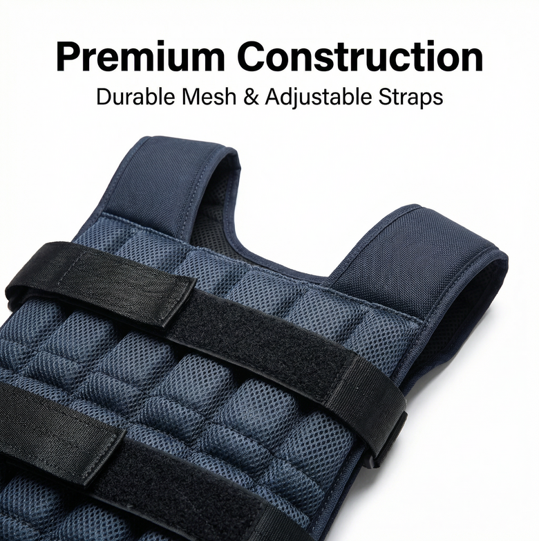 Weighted Vest 20kg - Build Strength, Burn More Calories