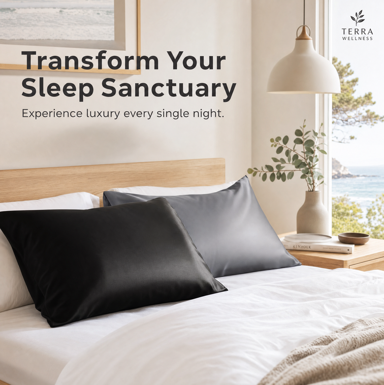 Silk Satin Pillowcase – Cooling, Anti-Frizz & Beauty Sleep