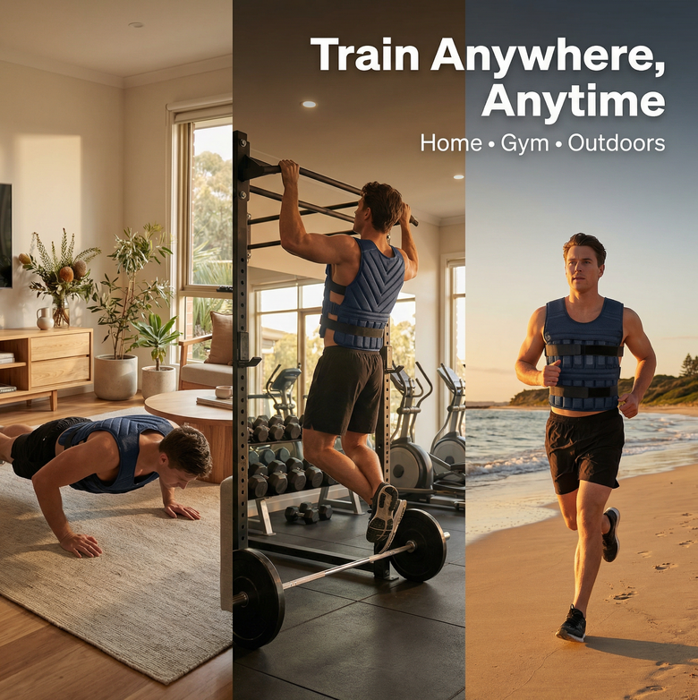 Weighted Vest 20kg - Build Strength, Burn More Calories