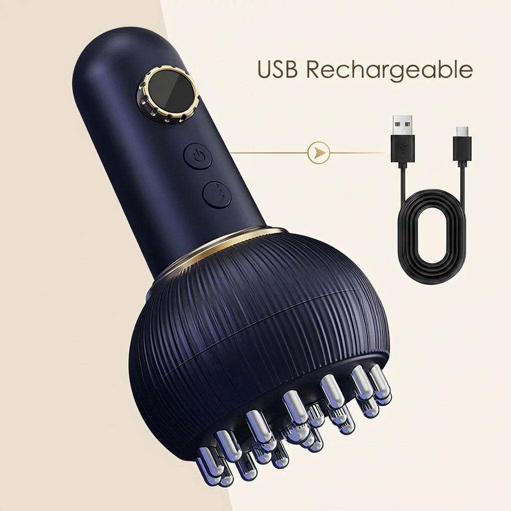 Electric Body Massage Brush - Drain Lymph, Tone & Sculpt