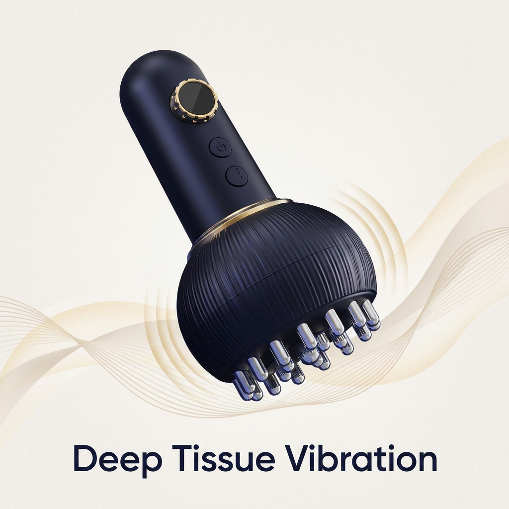 Electric Body Massage Brush - Drain Lymph, Tone & Sculpt
