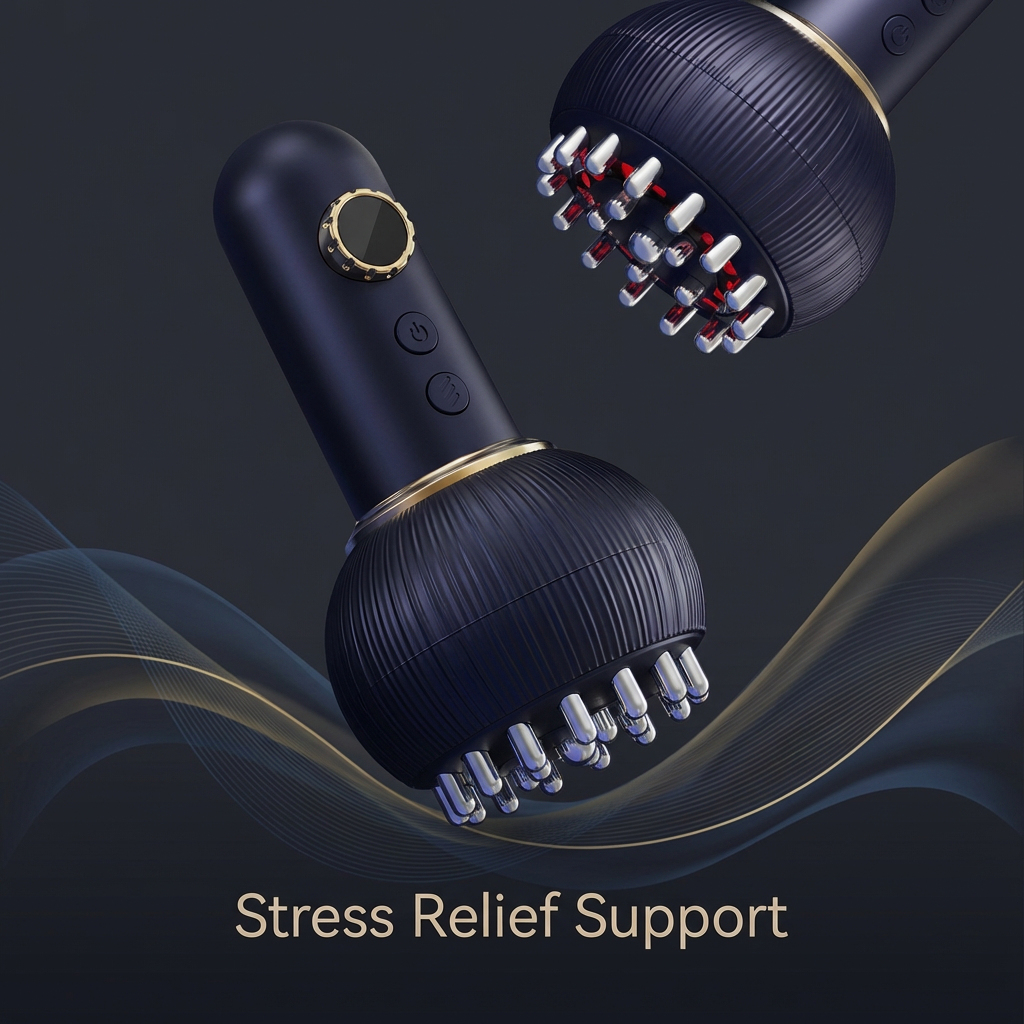 Electric Body Massage Brush - Drain Lymph, Tone & Sculpt