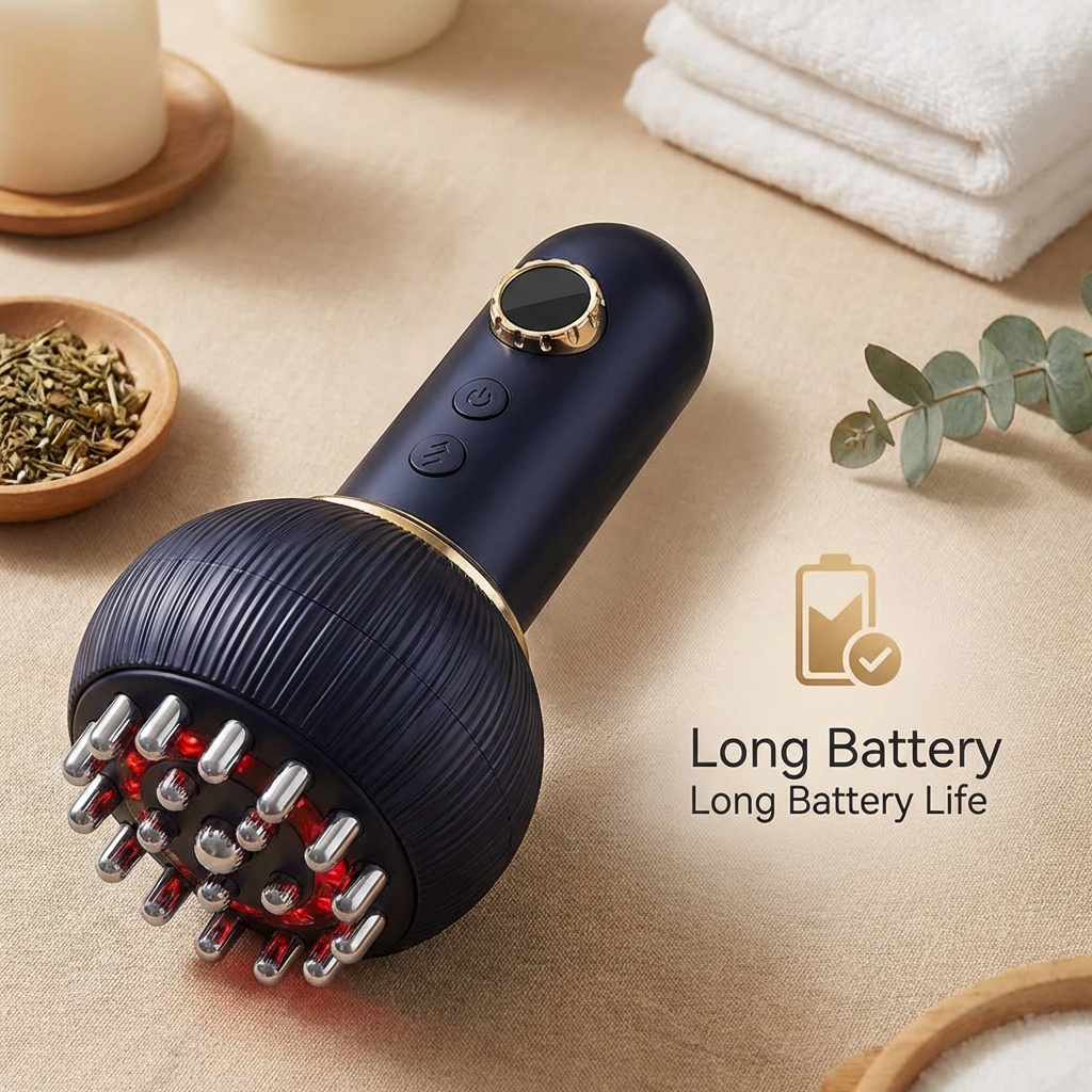 Electric Body Massage Brush - Drain Lymph, Tone & Sculpt