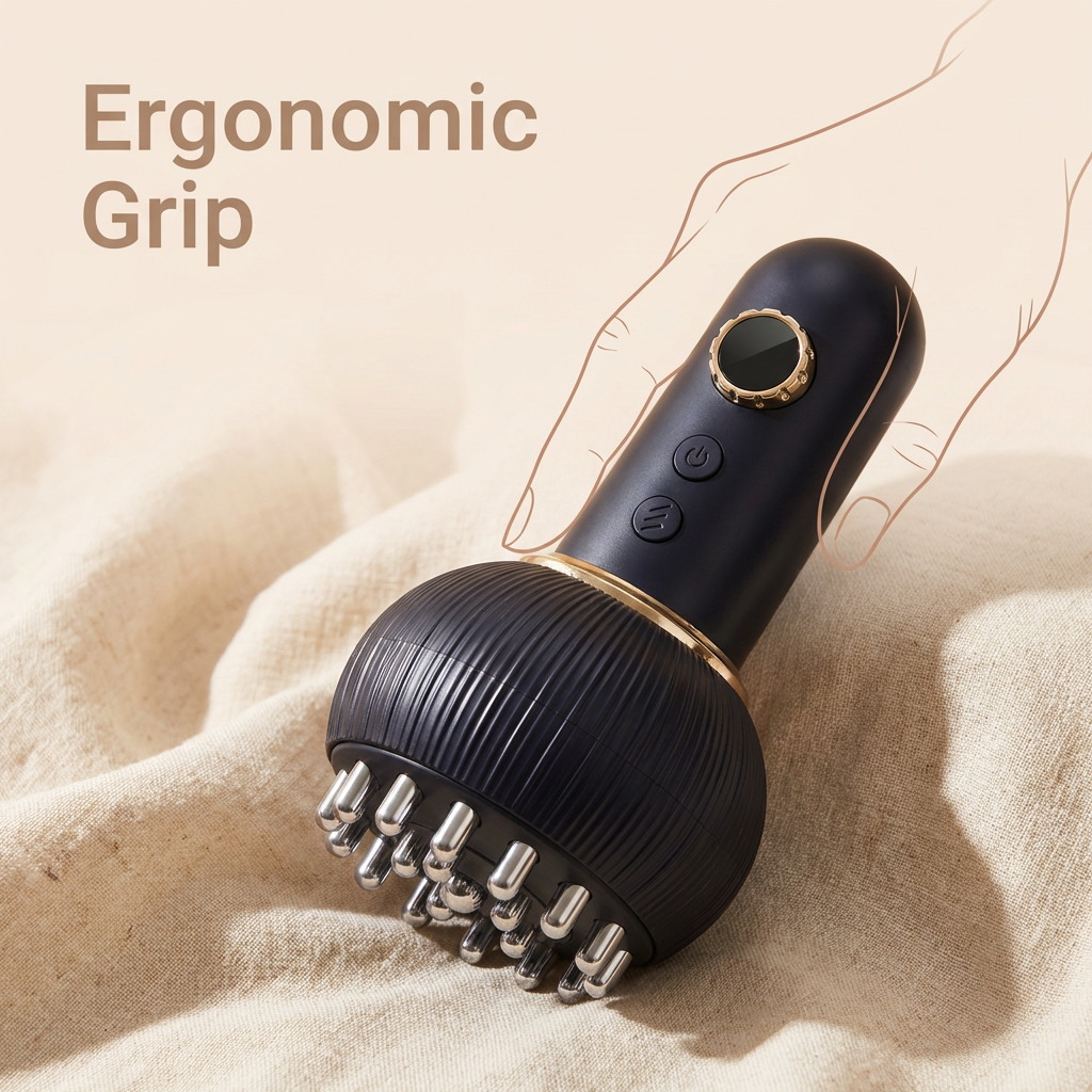Electric Body Massage Brush - Drain Lymph, Tone & Sculpt