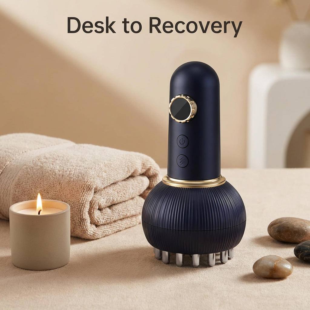 Electric Body Massage Brush - Drain Lymph, Tone & Sculpt