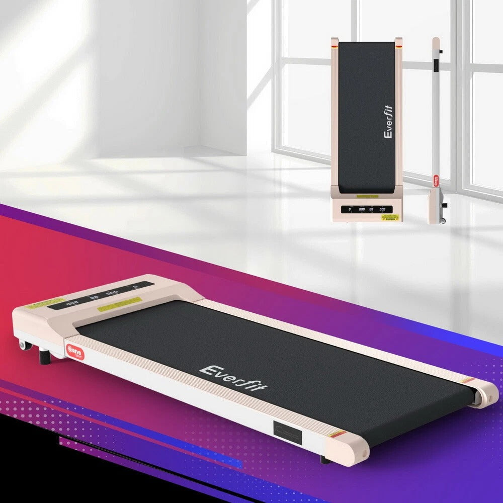 Walking pad compact treadmill for indoor walking and home office fitness