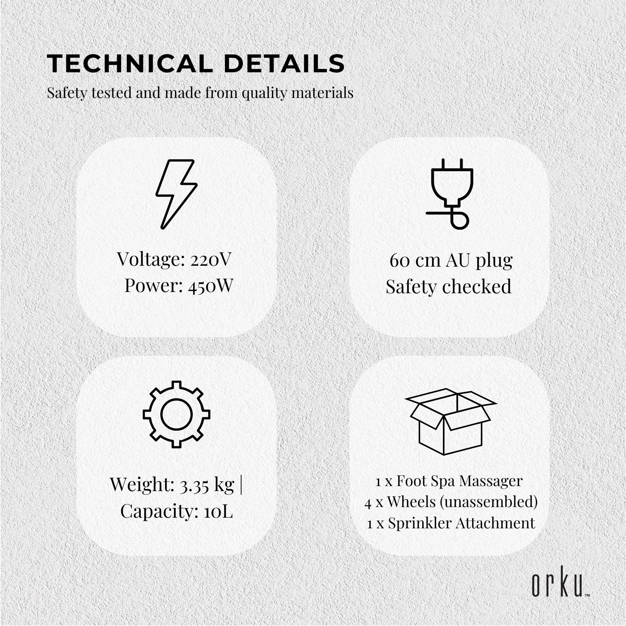 Foot Spa Massager – Relieve Deep Muscle Tension, Boost Circulation, Unwind Faster