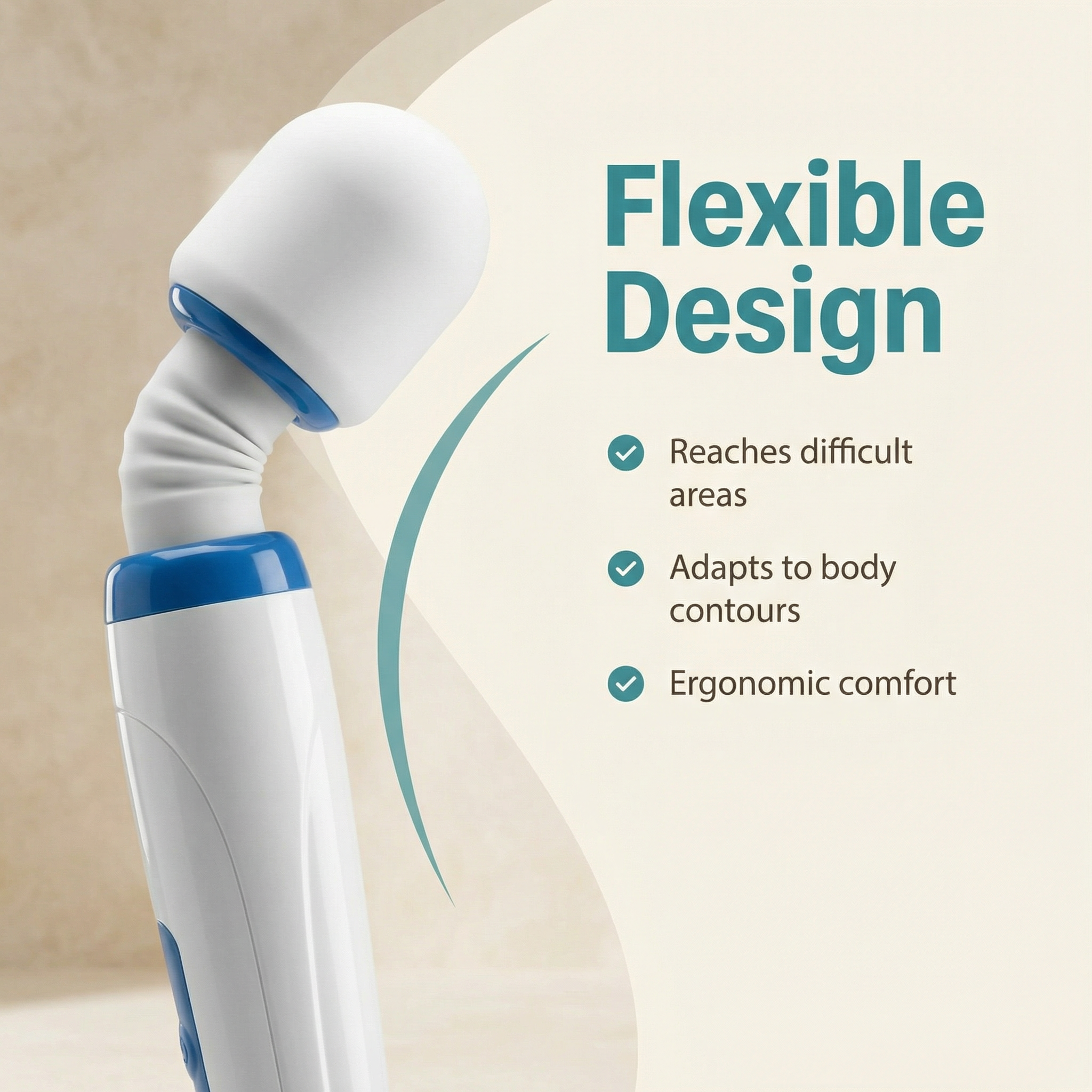 Wand Massager – Deep Tissue Relief, 30 Powerful Modes