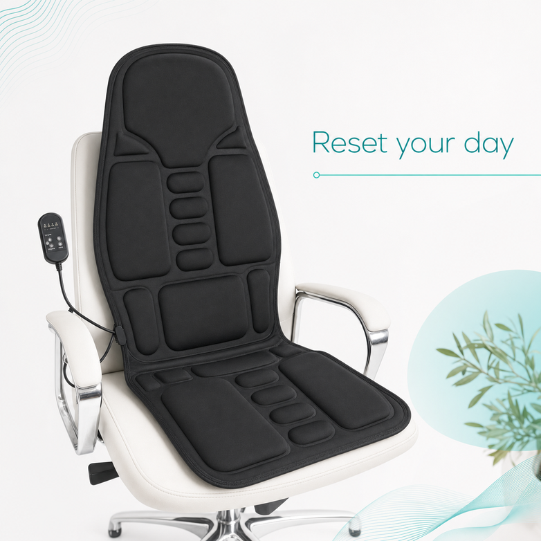 Massage Chair Pad - Alleviate Muscle Pain, Relieve Daily Stress