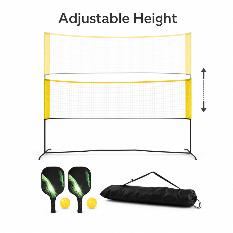 Pickle Ball Set - Play Anywhere Fast, Setup In Seconds
