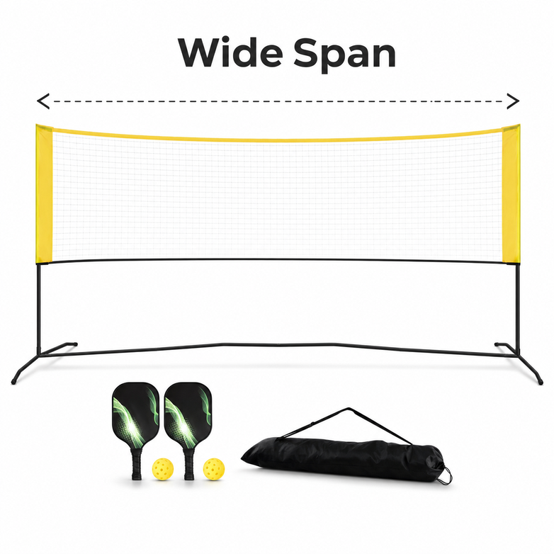 Pickle Ball Set - Play Anywhere Fast, Setup In Seconds