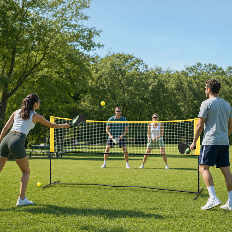 Pickle Ball Set - Play Anywhere Fast, Setup In Seconds
