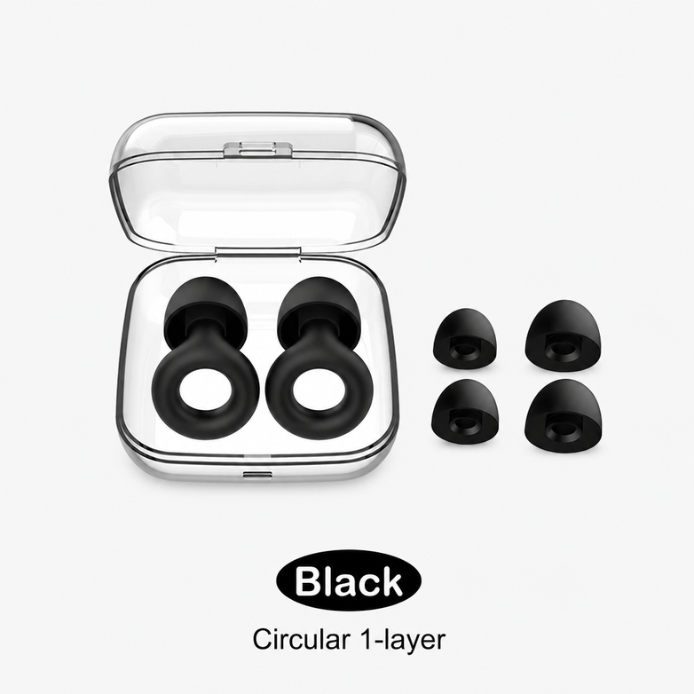 Silicone Ear Plugs - Block Harsh Noise, Sleep In Peace