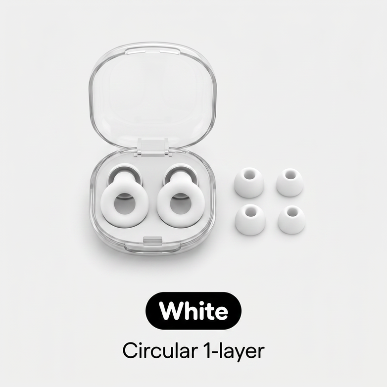 Silicone Ear Plugs - Block Harsh Noise, Sleep In Peace