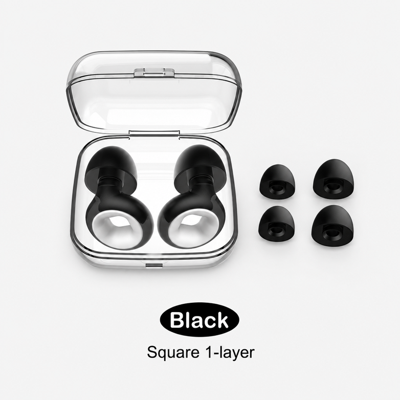 Silicone Ear Plugs - Block Harsh Noise, Sleep In Peace