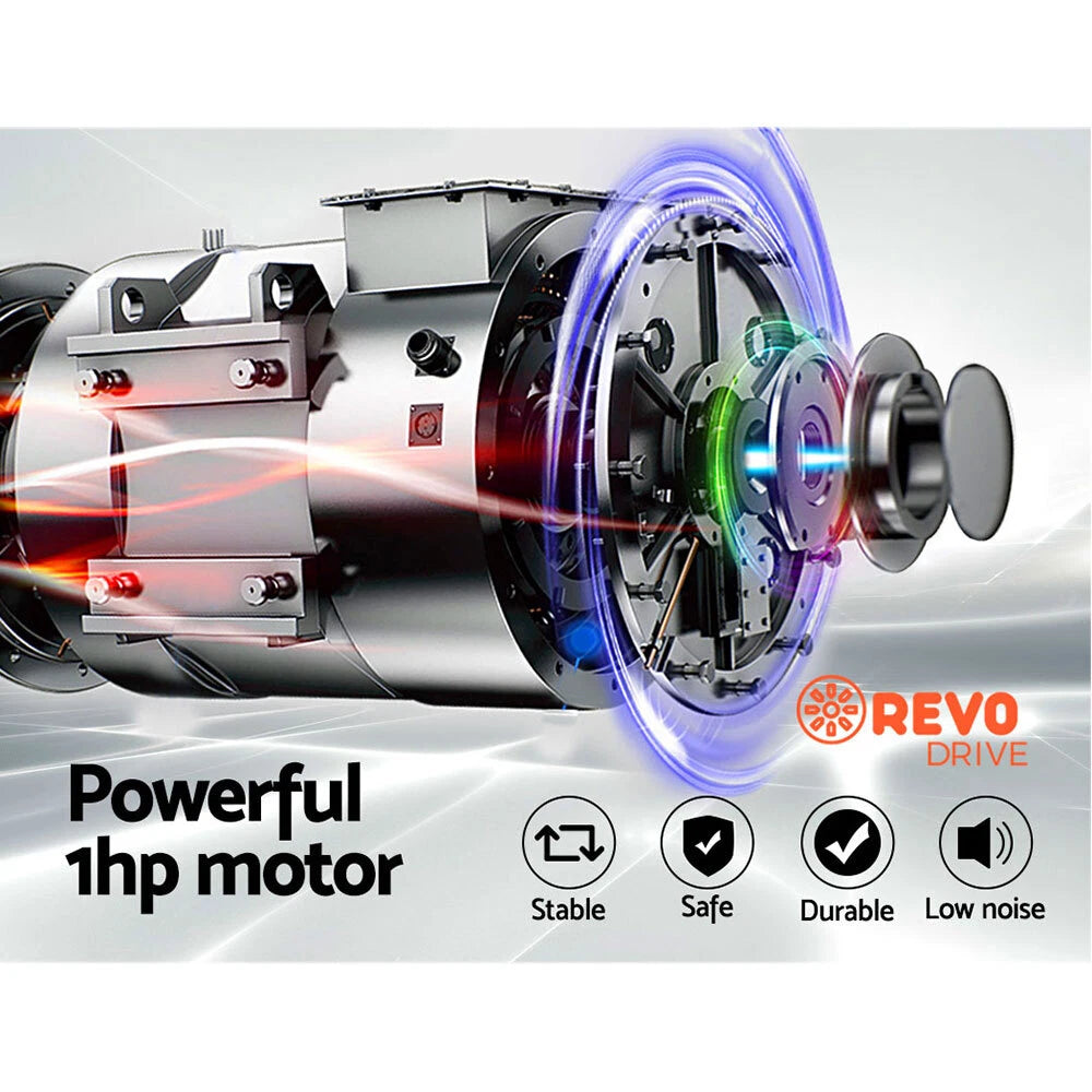Treadmill powerful motor and shock absorption system for smooth running performance