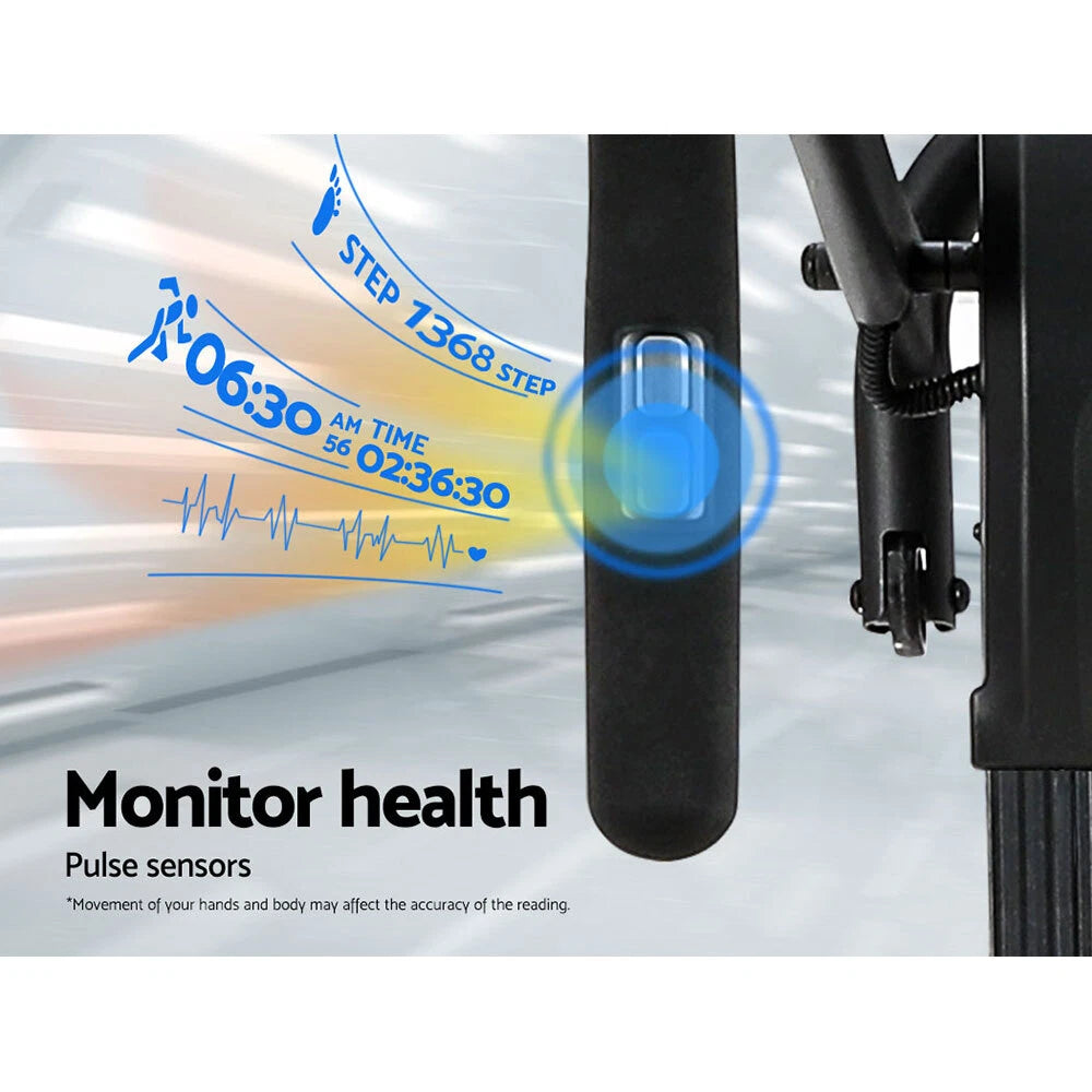Treadmill convenient phone holder and bottle storage for workouts at home