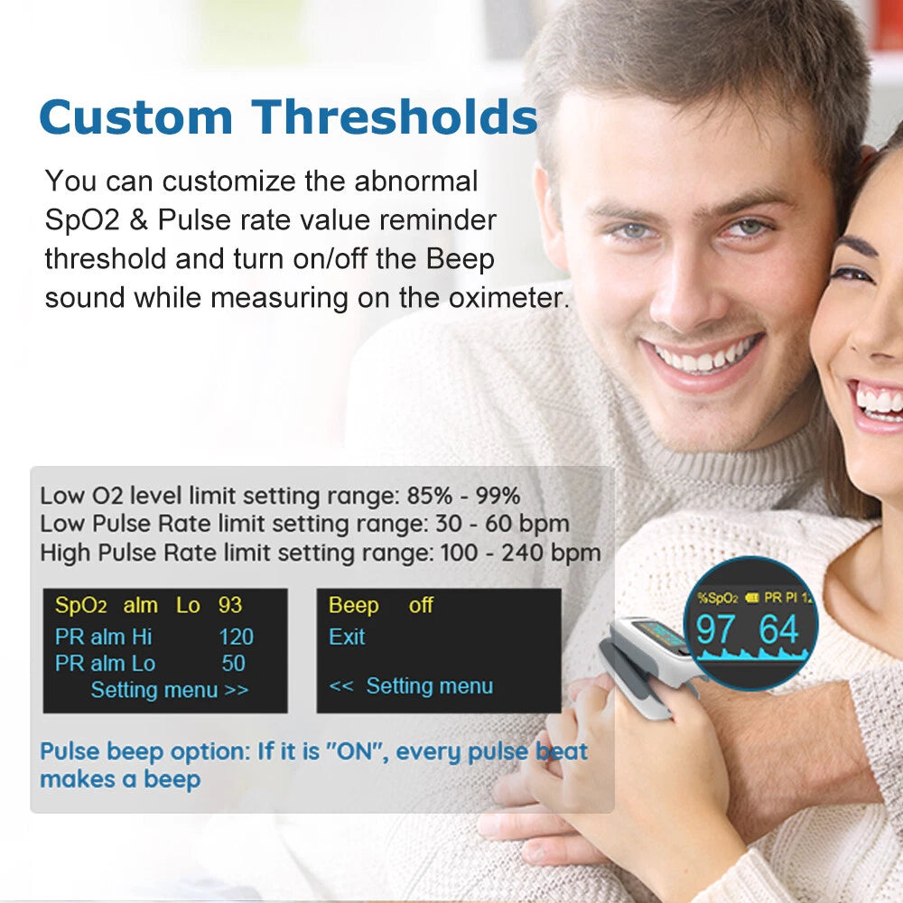 Pulse Oximeter – Track Blood Oxygen, Monitor Heart Rate