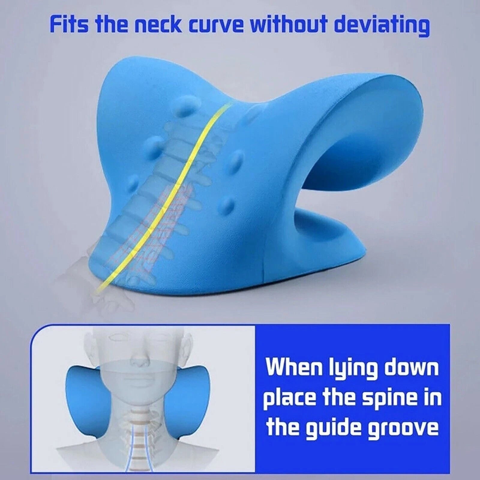 Cervical Neck Stretcher - Relieve Pain Fast, Restore Alignment