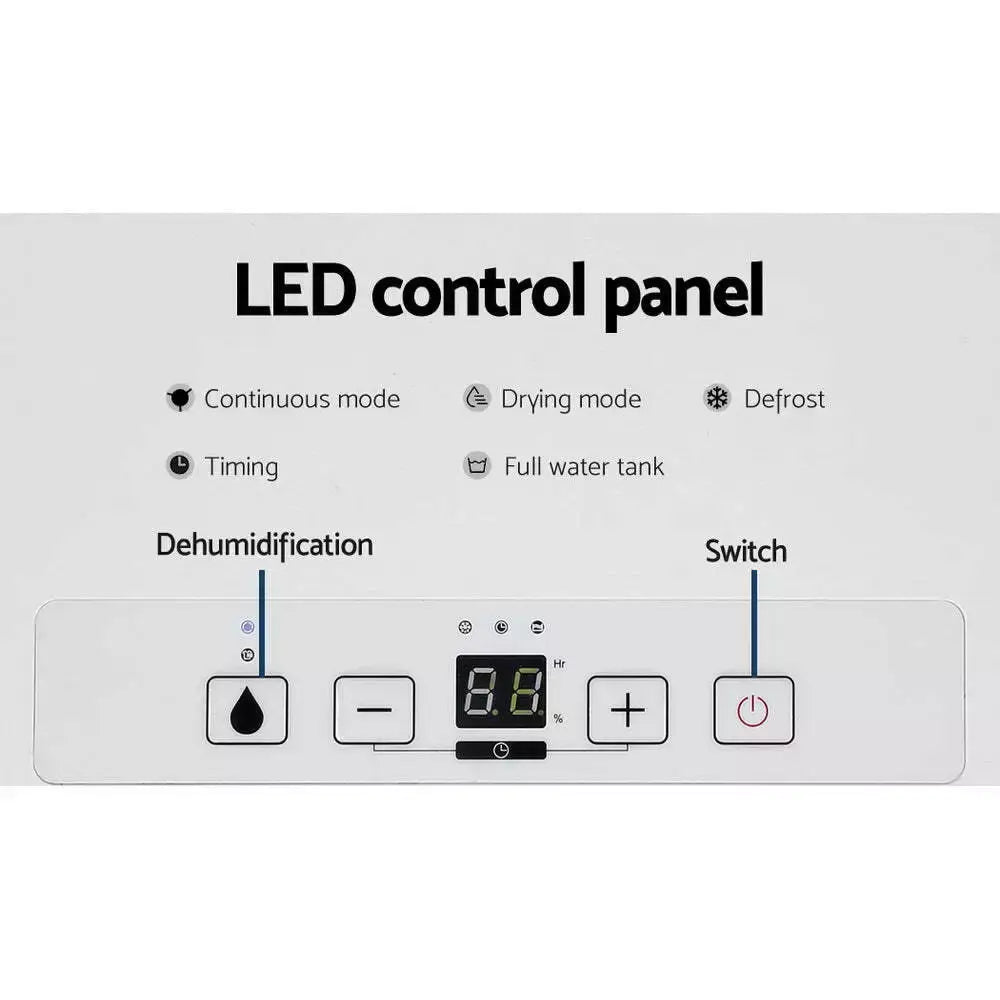 12L Dehumidifier - Remove Excess Moisture, Reduce Harmful Allergens
