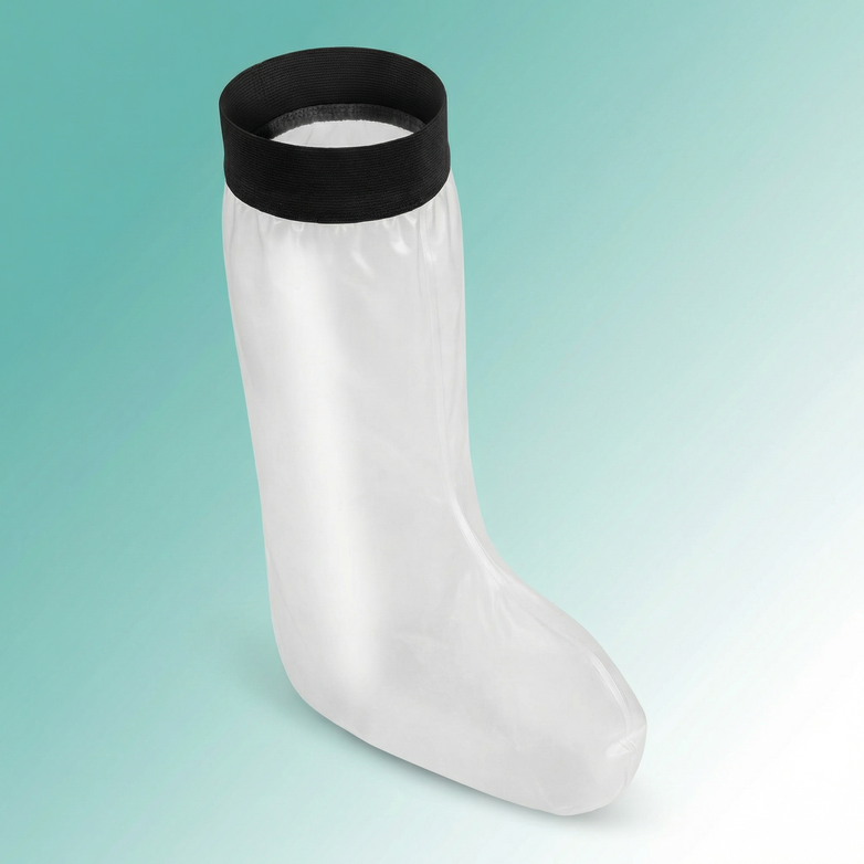 Leg Cast Protector - Stay Dry, Shower Freely, Reuse Endlessly