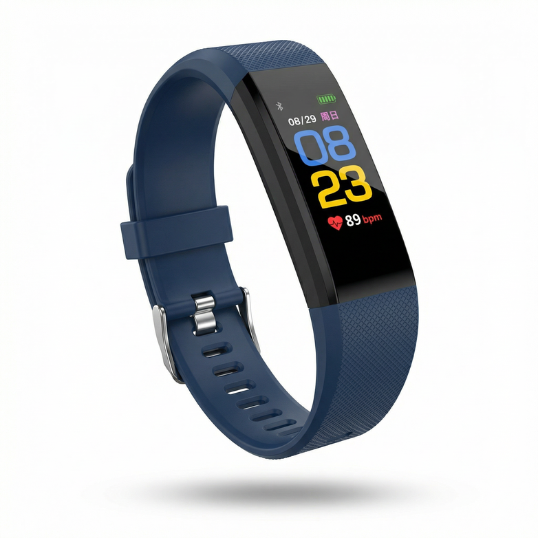 Smart Fitness Bracelet — Track Heart Rate, Sleep & Steps Daily