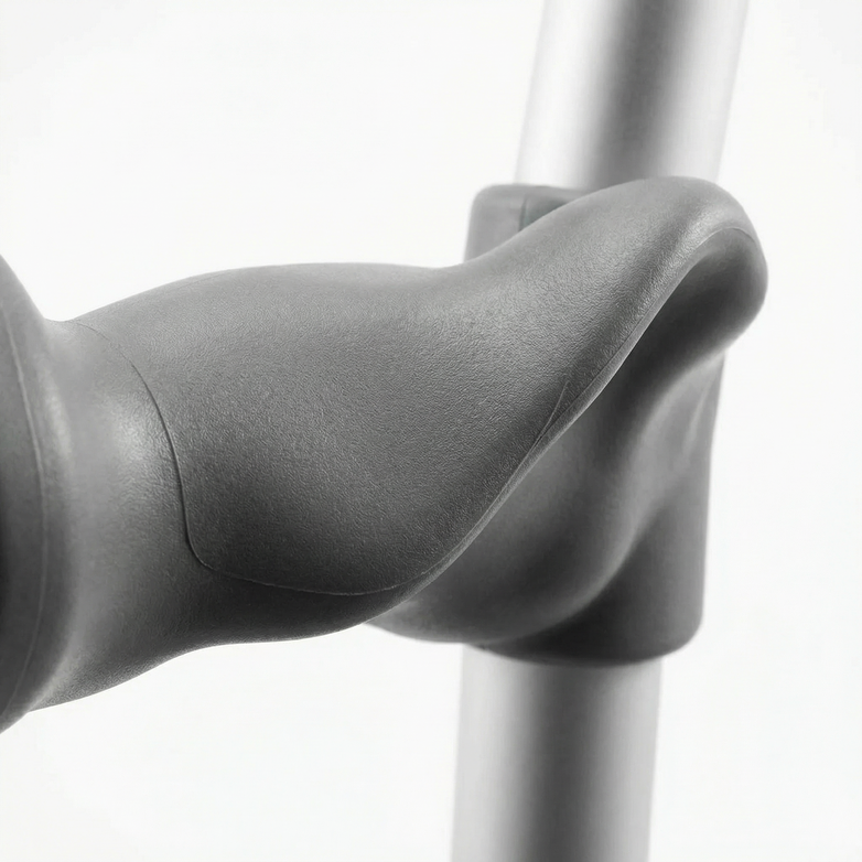 Forearm Elbow Crutches (Pair) - Adjustable, Heavy-Duty Support up to 160kg