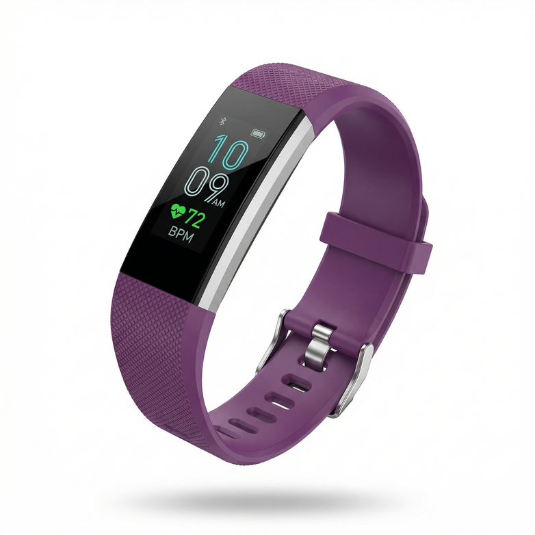 Smart Fitness Bracelet — Track Heart Rate, Sleep & Steps Daily