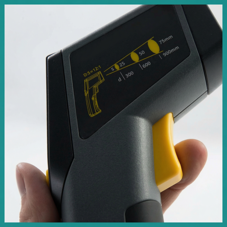 Infrared Thermometer Gun — Instant Readings, -40 to 580°C
