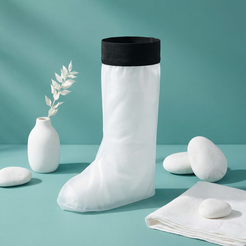 Leg Cast Protector - Stay Dry, Shower Freely, Reuse Endlessly