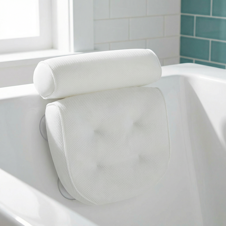 Bath Pillow – Support Your Neck, Back & Shoulders in Total Comfort