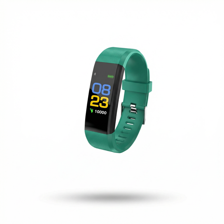 Smart Fitness Bracelet — Track Heart Rate, Sleep & Steps Daily