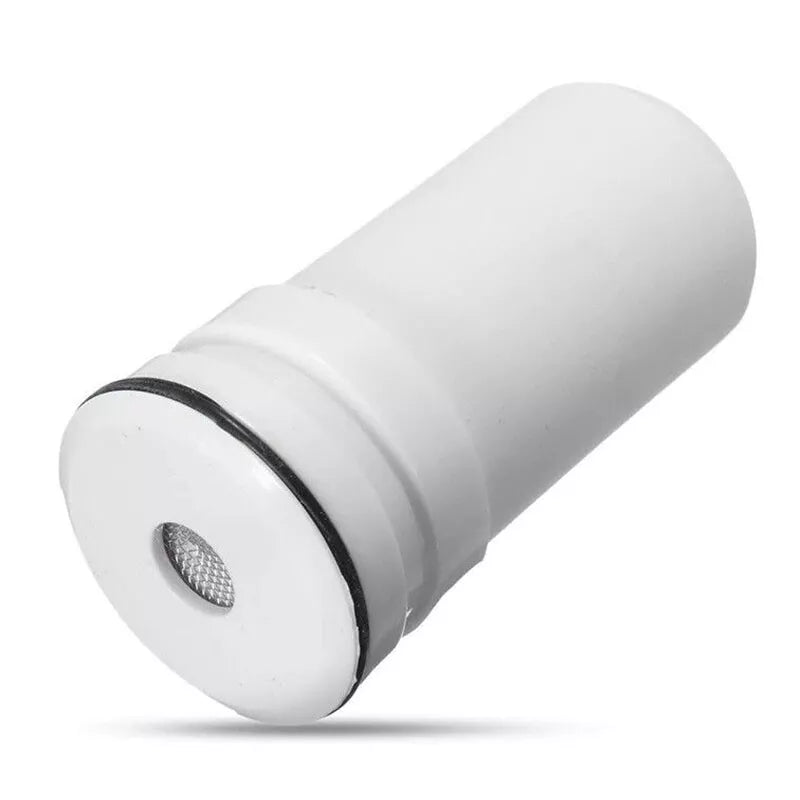 Replacement water filter cartridge for tap filtration systems, designed for removing impurities and improving water taste