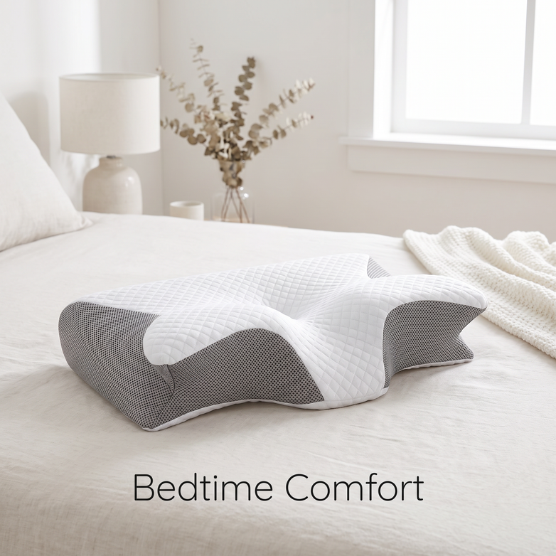Contour Cervical Pillow - Align Spine Architecture, Erase Morning Stiffness Fast