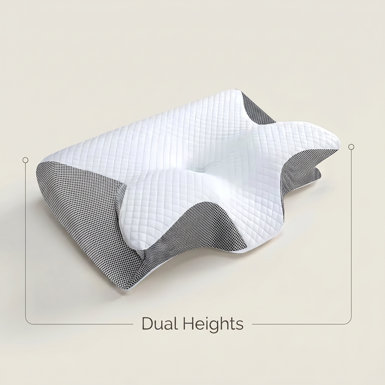 Contour Cervical Pillow - Align Spine Architecture, Erase Morning Stiffness Fast