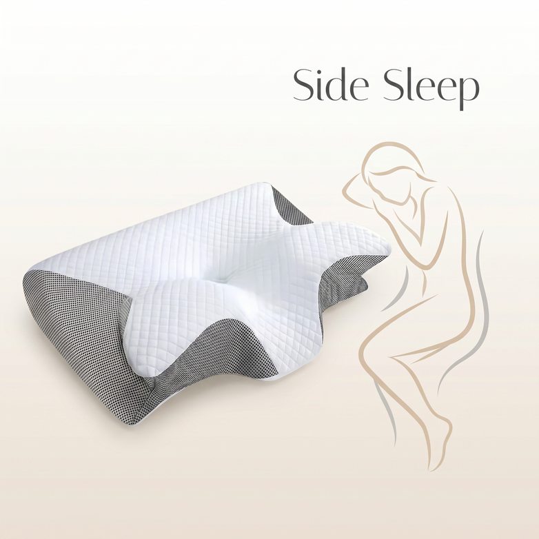 Contour Cervical Pillow - Align Spine Architecture, Erase Morning Stiffness Fast