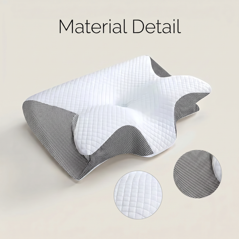 Contour Cervical Pillow - Align Spine Architecture, Erase Morning Stiffness Fast
