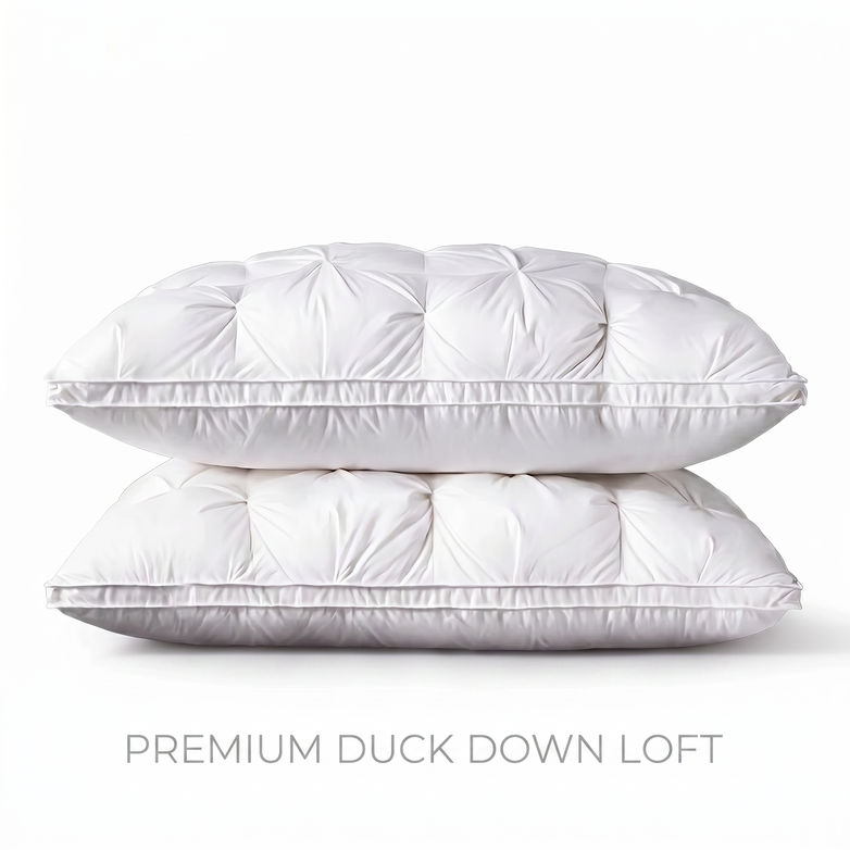Luxury Duck Down Pillows - Experience Hotel Quality at Home