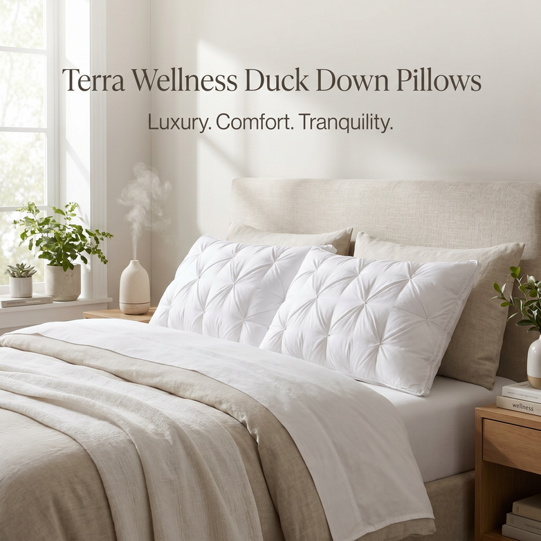 Luxury Duck Down Pillows - Experience Hotel Quality at Home