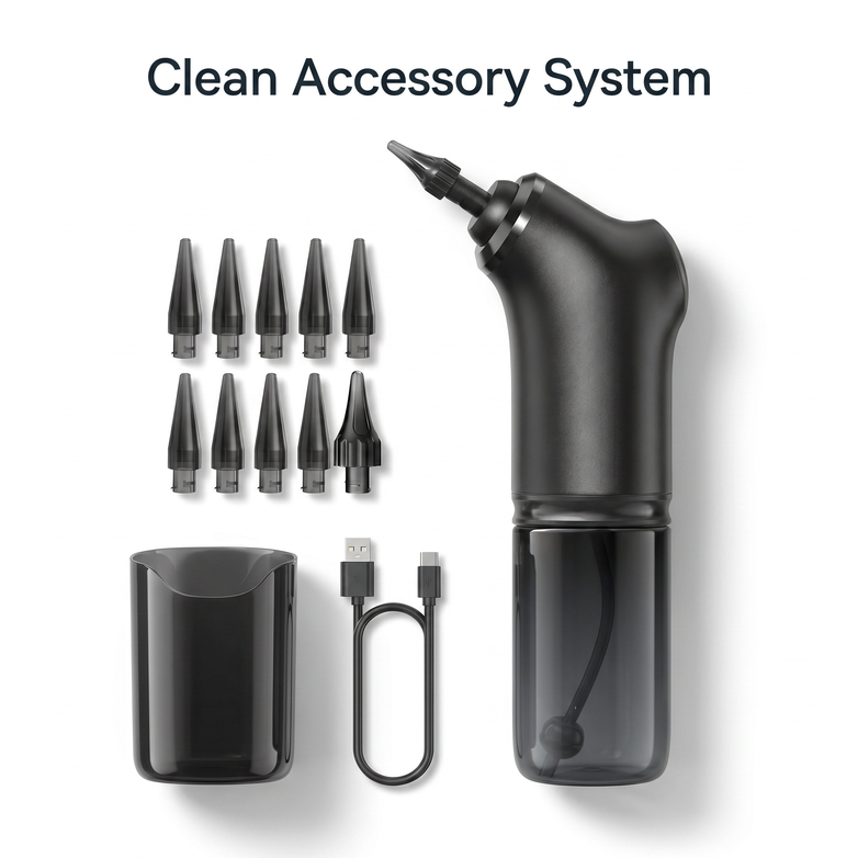 Electric Ear Washer - Flush Deep Wax, Restore Clear Hearing Fast
